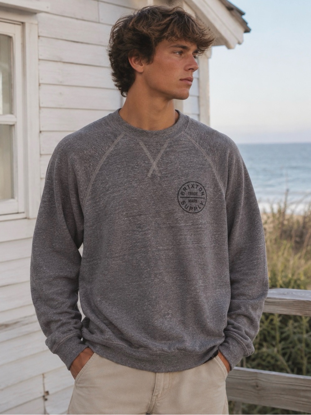 Brixton Trade Mark Supply Graphic Sweatshirt